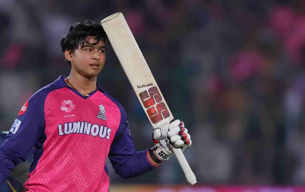 Sanju Samson humorously claims credit for Vaibhav Suryavanshi’s second fastest IPL century, saying, "He played with my bat."