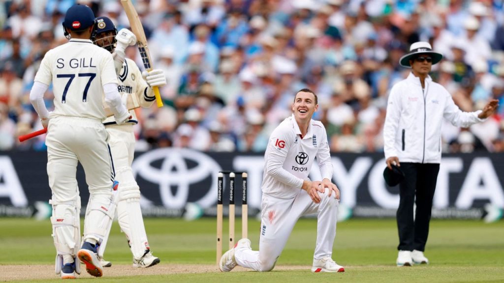 Did Harry Brook's Mind Games Prevent Shubman Gill from Scoring a Triple Century Against England? Viral Video Sparks Debate