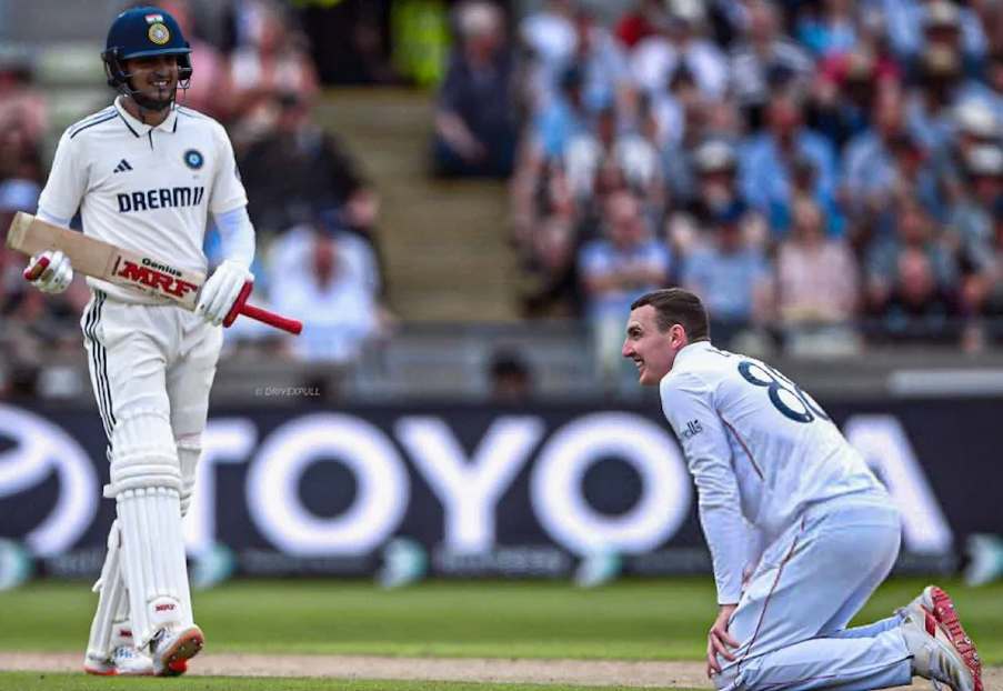 Did Harry Brook's Mind Games Prevent Shubman Gill from Scoring a Triple Century Against England? Viral Video Sparks Debate